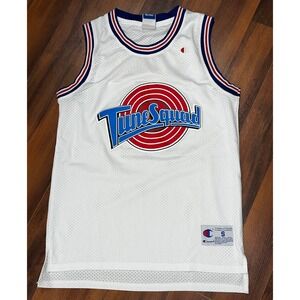 Champion Space Jam Tune Squad D. Duck #2 Jersey White Small S